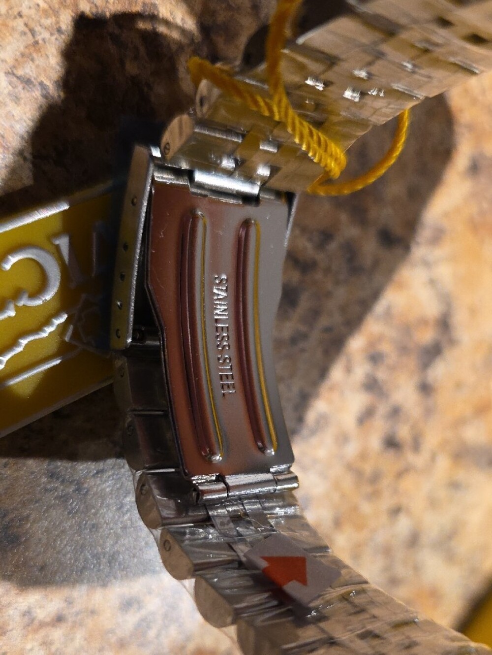 Invicta Two-Tone Silver and Gold Men's Bracelet Watch - Picture 7 of 8